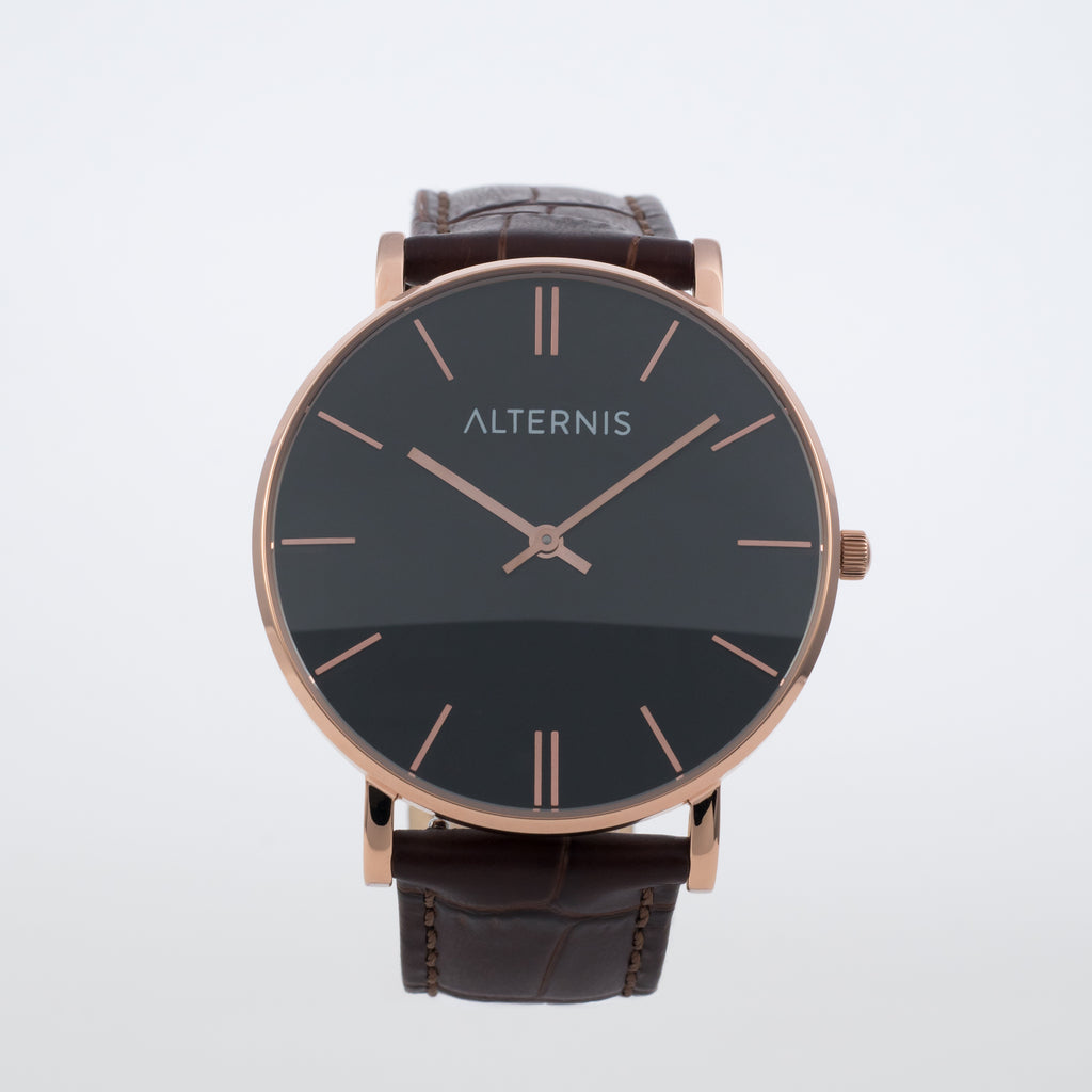 The Harold - Black Rose Gold